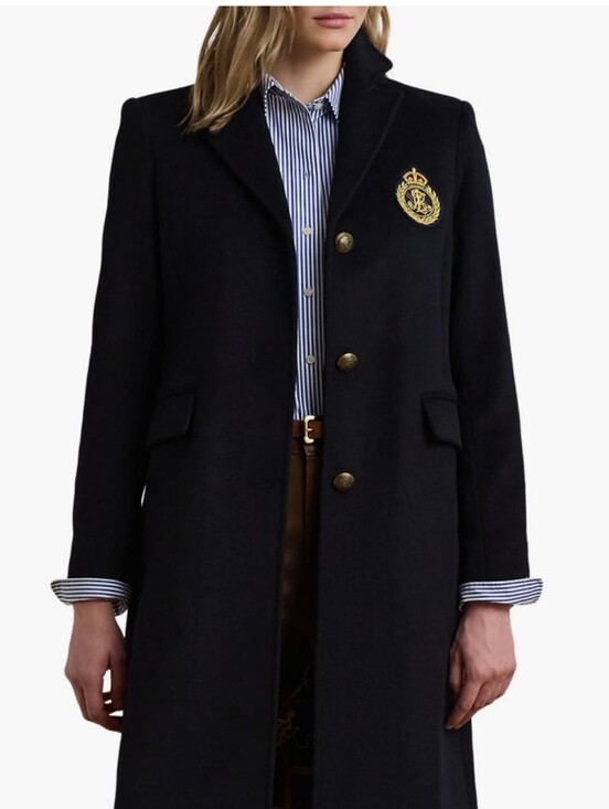 Lauren Ralph Lauren Jackets & Blazers - Womens Lauren Ralph Lauren Wool Blend Reefer Coat Size 4 NWT